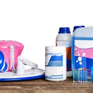 quality-equipment-with-chemical-cleaning-products-tools-maintenance-swimming-pool-wooden-surface-against-white-background-disinfectant-detergent-cleanser-close-up-front-v quality-equipment-with-chemical-cleaning-products-tools-maintenance-swimming-pool-wooden-surface-against-white-background-disinfectant-detergent-cleanser-close-up-front-v
